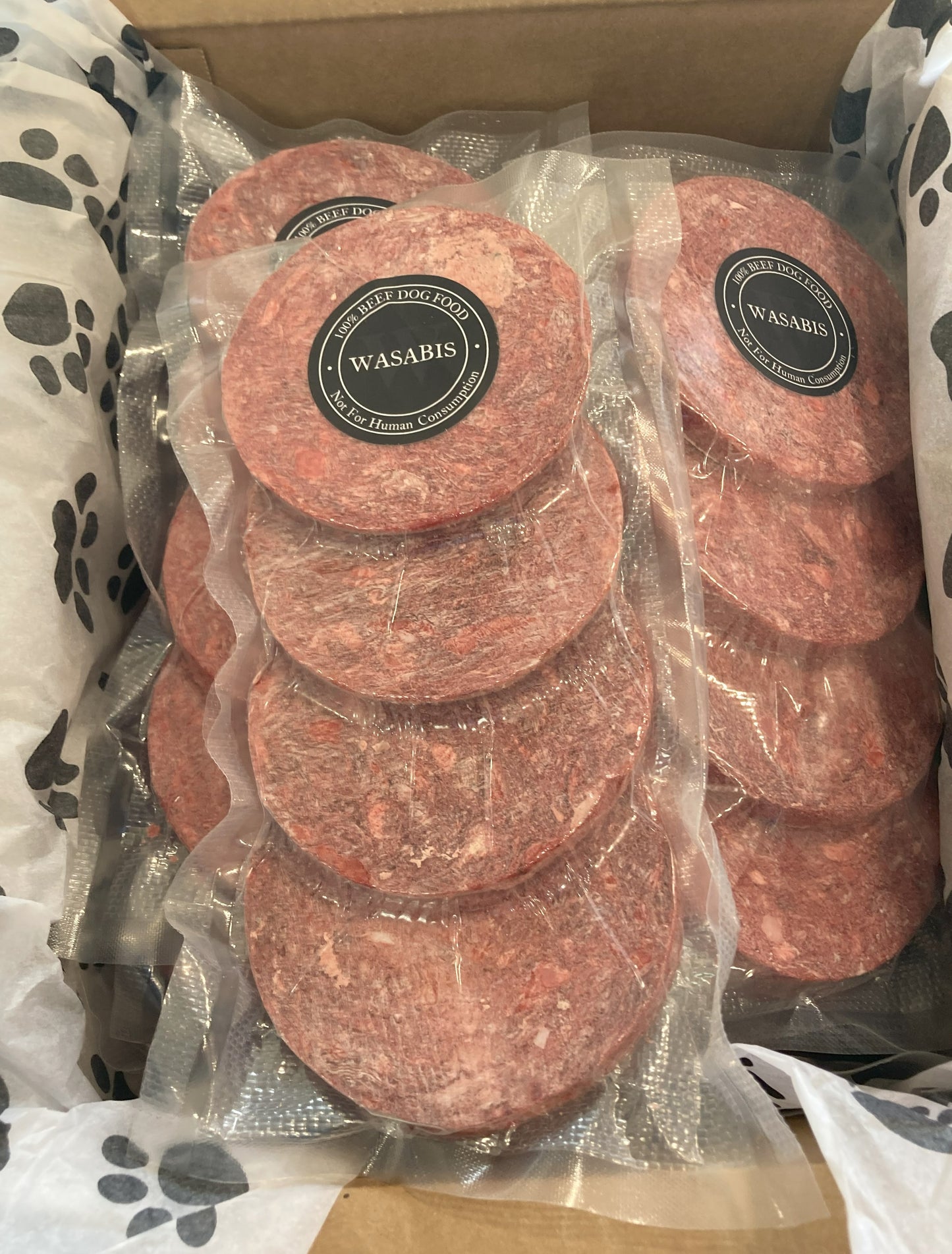 FREEZE DRIED 100% Beef & Bone Raw Dog Food