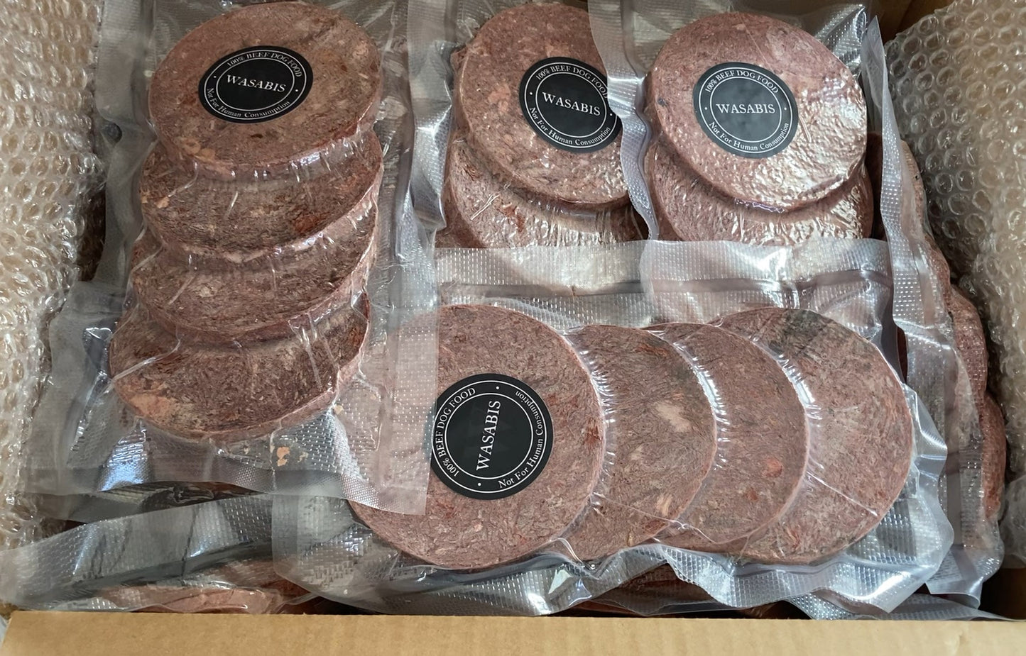 FREEZE DRIED 100% Beef & Bone Raw Dog Food