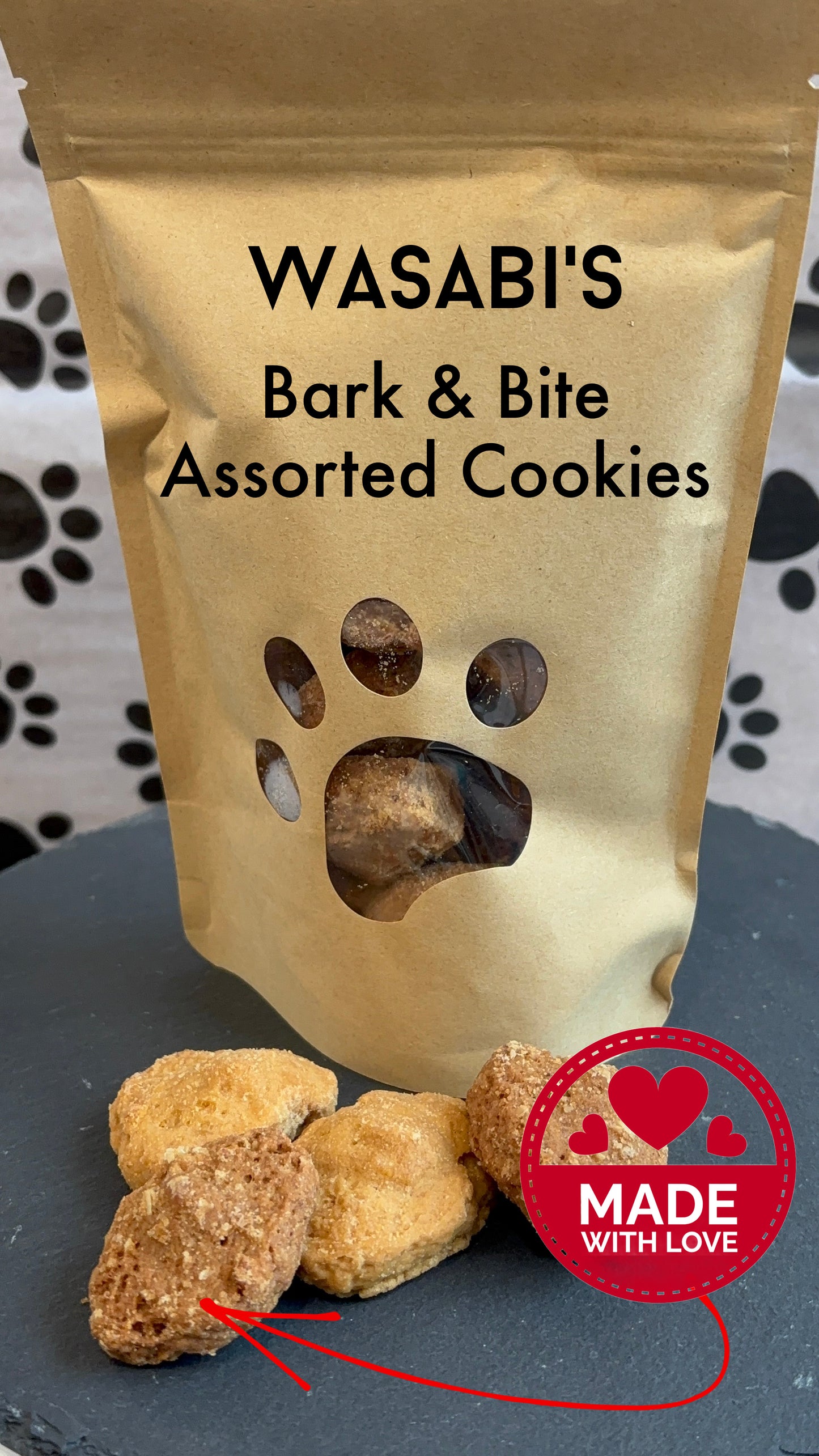 WASABIS BARK & BITE - ASSORTED COOKIES