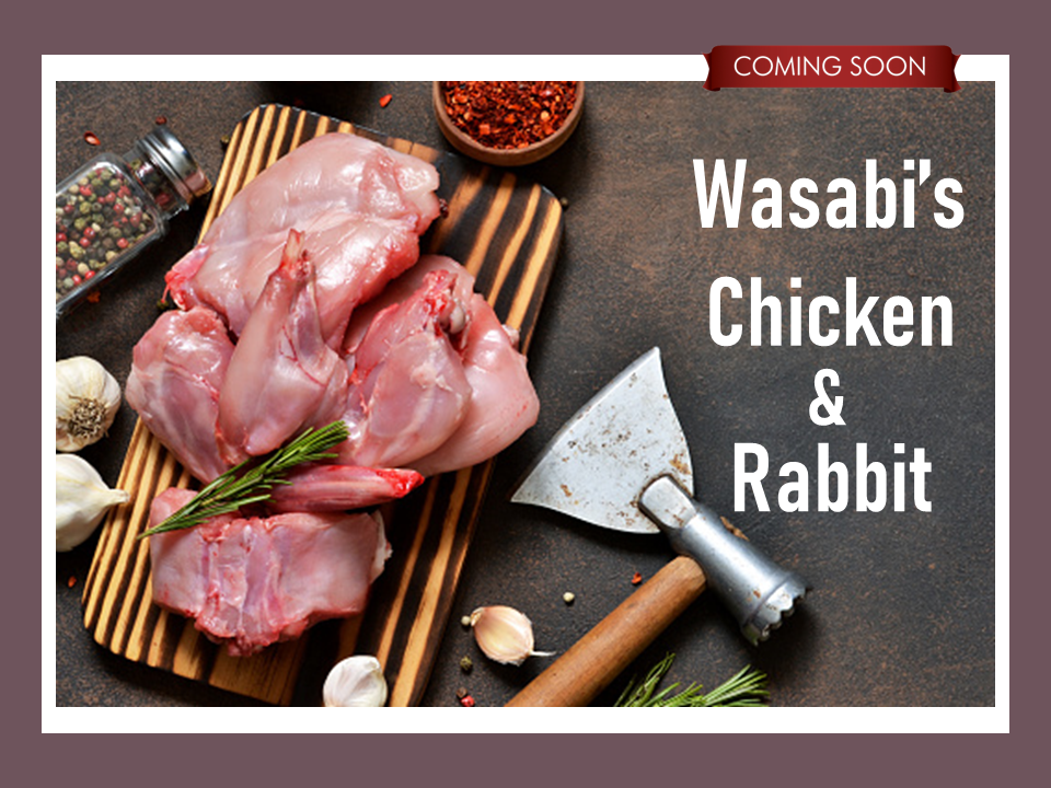 Wasabis Chicken & Rabbit 2lb (Frozen)